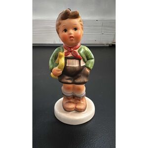 Vintage Berta Hummel Schmid Boy With Horn Ornament  Christmas 1983